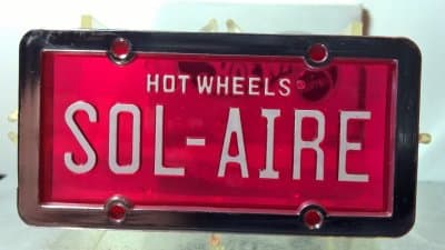 License Plate Garage - SOL-AIRE