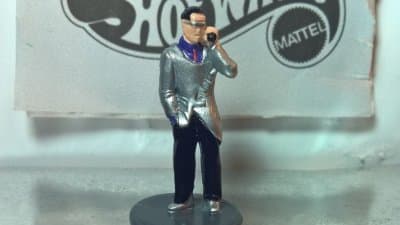 Action Figure - Man On Cell Phone