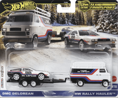 DMC Delorean & HW Rally Hauler