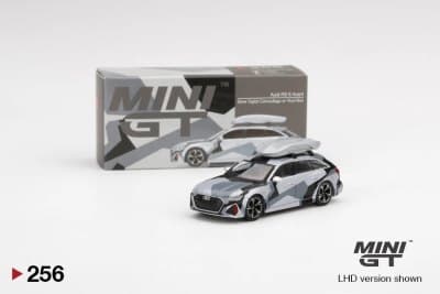 Audi RS6 Avant Silver Digital Camouflage w/ Roof Box