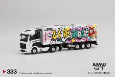 Mercedes-Benz Actros with 40 Ft Container "LBWK Kuma Graffiti"