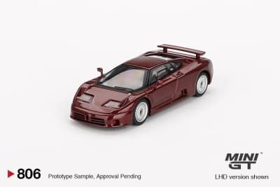 Bugatti EB110 GT Dark Red Metallic