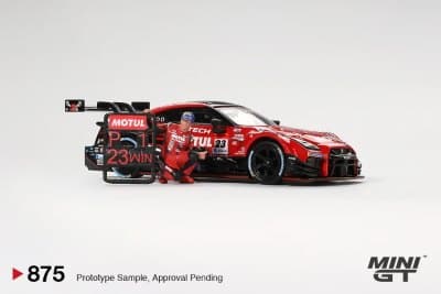 Nissan GT-R NISMO #23 "MOTUL AUTECH GT-R 2021" Super GT Series Suzuka Winner w/ Matsuda Figure
