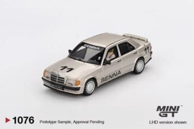Mercedes-Benz 190E 2.3-16#11 Ayrton Senna 1984 Nurburgring Race of Champions w/ Figure