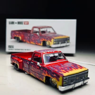 Chevrolet Silverado Dually On Fire V1