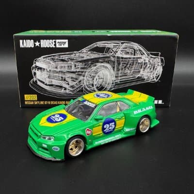 Nissan Skyline GT-R (R34) Kaido Racing 2025 Salão Diecast Exclusive