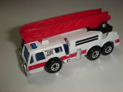 Extending Ladder Fire Truck