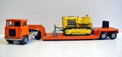 Low Loader and Bulldozer
