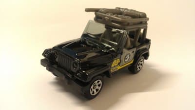 Jeep Wrangler with Camping Gear