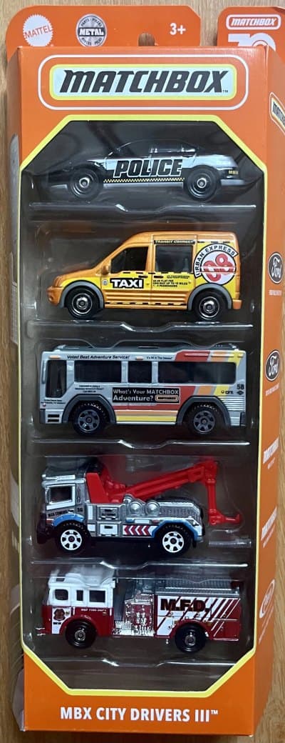 MBX City Drivers III 5-Pack