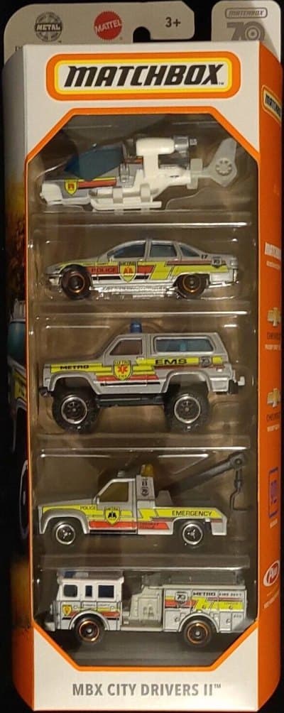 MBX City Drivers II 5-Pack