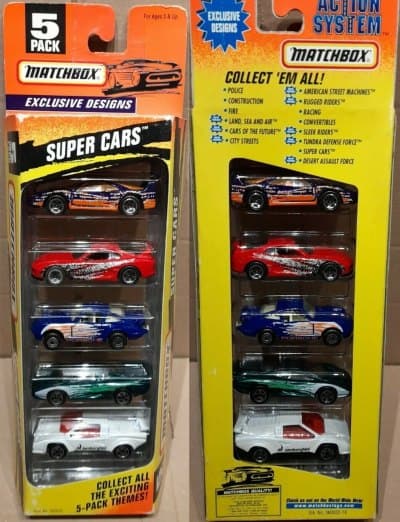 Super Cars 5-Pack
