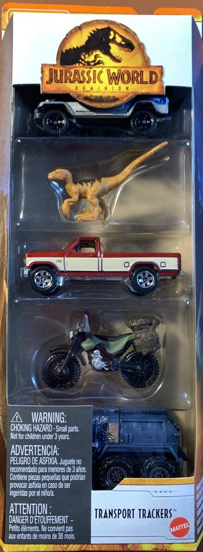 Jurassic World Dominion: Transport Trackers 5-Pack