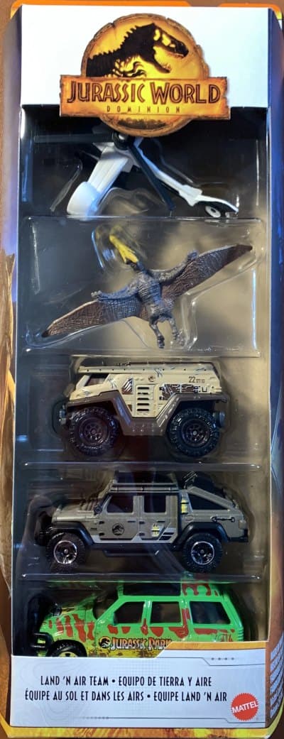 Jurassic World Dominion: Land 'N Air Team 5-Pack