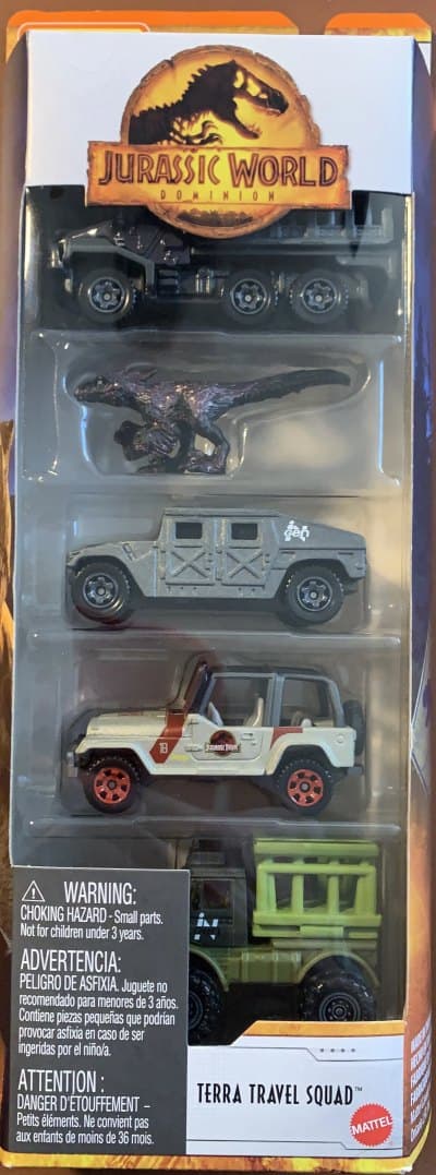 Jurassic World Dominion: Terra Travel Squad 5-Pack
