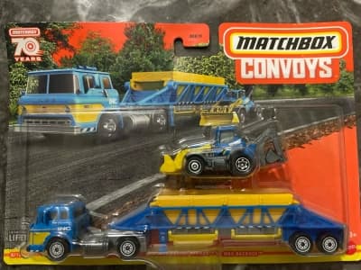 Ford C900 Cabover & MBX Gravel Trailer with MBX Backhoe