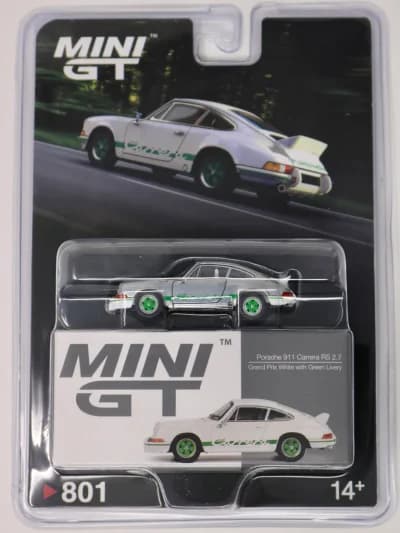 Porsche 911 Carrera RS 2.7 Grand Prix White with Green Livery