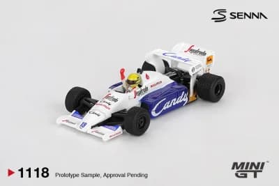 Toleman TG184 #19 Ayrton Senna 1984 Monaco Grand Prix 2nd Place