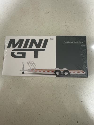 Car Hauler Trailer Type C White