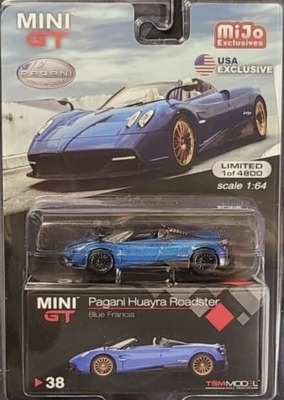 Pagani Huayra Roadster Blue Francia