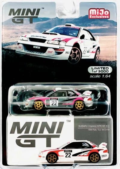 Subaru Impreza WRC98 1999 Rally Tour de Corse #22