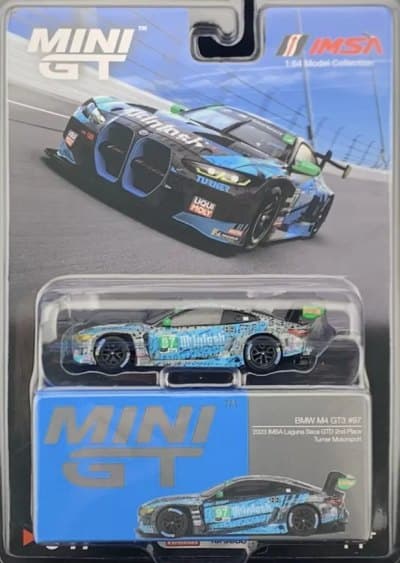 BMW M4 GT3 #97 Turner Motorsport IMSA 2023 Laguna Seca GTD 2nd Place