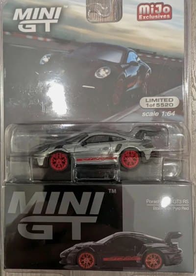 Porsche 911 (992) GT3 RS Black with Pyro Red