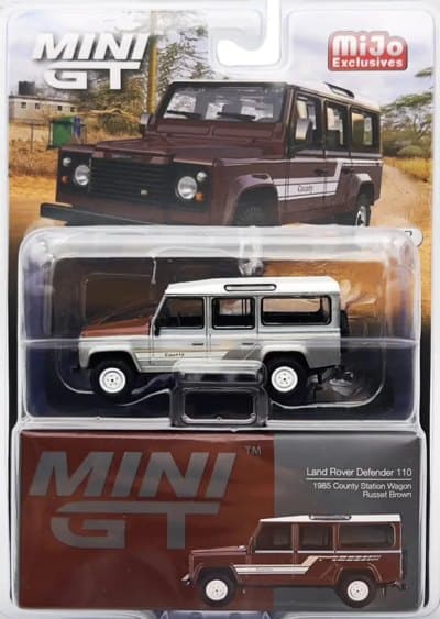 Land Rover Defender 110 1985 County Station Wagon Russet Brown