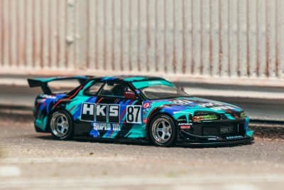 Nissan Skyline (R32) Widebody HKS with Tarmac Cards Combo Set