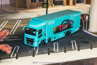 Liberty Walk Mitsubishi Fuso Super Great LB-TRUCKS Light Blue