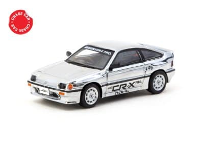 Honda Ballade Sports MUGEN CR-X Pro Silver with Tarmac Cards Combo Set