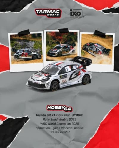 Toyota GR YARIS Rally1 Hybrid Rally Saudi Arabia 2025 WRC