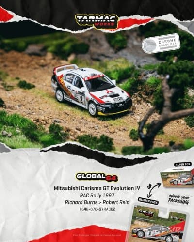 1997 Mitsubishi Carisma GT Evo IV #2 Richard Burns RAC Rally