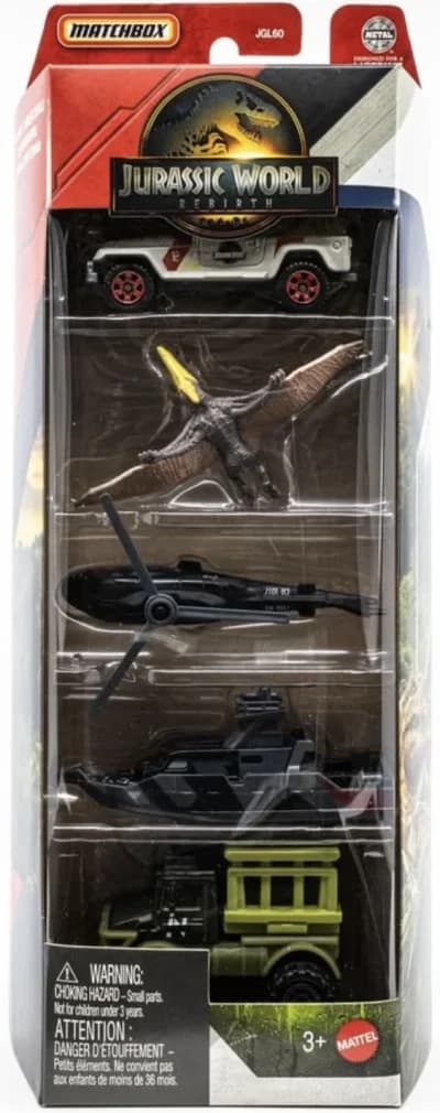 Jurassic World Rebirth All Terrain Patrol 5-Pack
