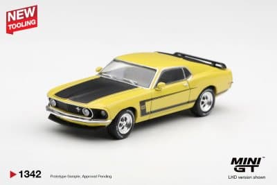 Ford Mustang Boss 302 1969 Bright Yellow