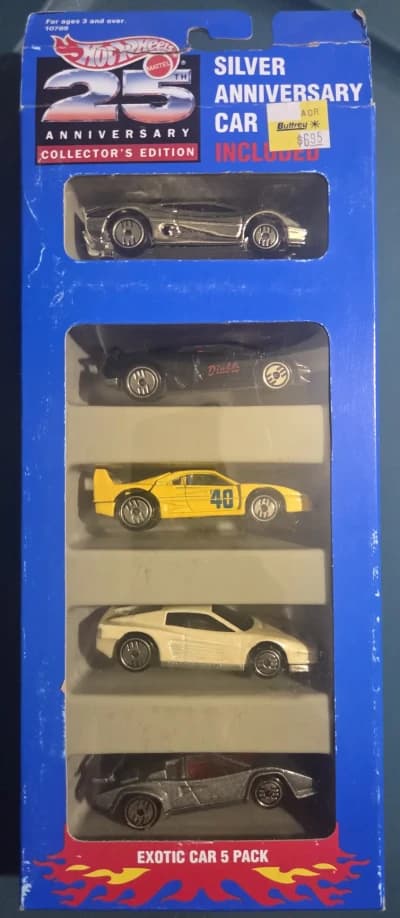 Limited Edition - 25th Anniversary Collector's Edition Exotic Car 5-Pack