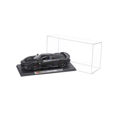 Ferrari F80 1:24 Matt Black with display case - WEB EXCLUSIVE