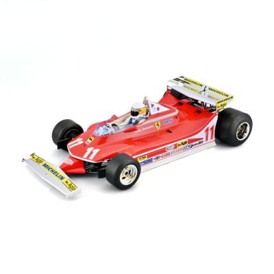 Ferrari 312 T4 'Short Tail' #11 Jody Scheckter – Monaco GP 1979 Winner – 1:18 scale with driver