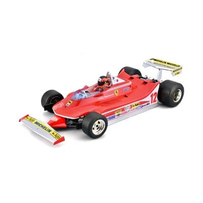 Ferrari 312 T4 #12 Gilles Villeneuve – Winner South Africa GP 1979 – 1:18 Scale with driver