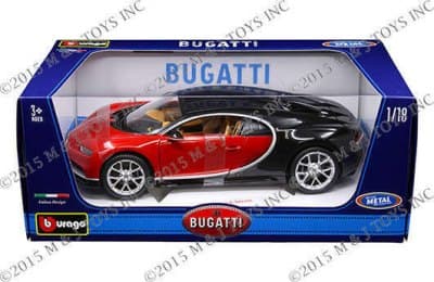 Bugatti Chiron 42 Edition (0-400-0 in 42 seconds) (Black/Red)
