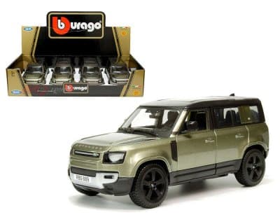 2022 Land Rover Defender 110 – Green, Silver – Display Tray Set of 4