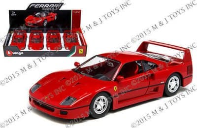 Display Ferrari Race & Play – Ferrari F40 (red)