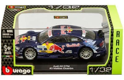 Plastic Case – Race – Audi A5 DTM #3 Mattias Ekstrom – Red Bull Racing – Blue