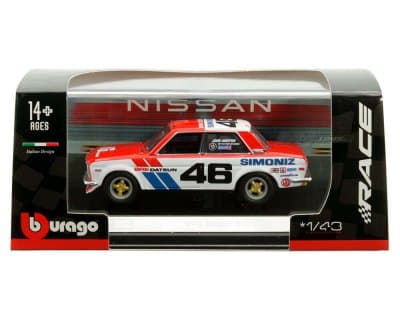 BRE Datsun 510 #46 (Two-Tone Red/White) – Race