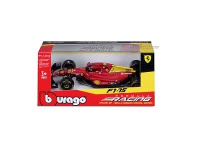 Ferrari F1-75 #55 Monza C. Saintz – Formula Racing Italian GP – Giallo Modena Special Edition