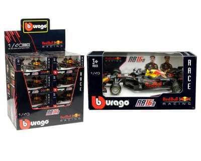 RB16B #33 Max Verstappen in window box table top display – RedBull Racing – Race