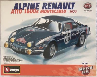 Alpine Renault A110 1600S Monte Carlo 1971