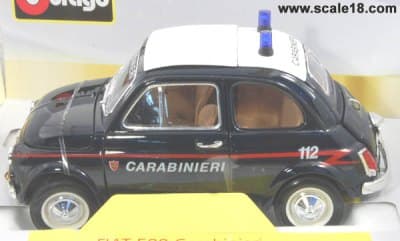 1965 Fiat 500F Carabinieri