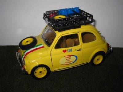 Fiat 500 Raid Bari - Pechino