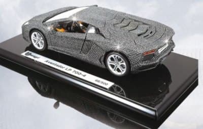 Lamborghini Aventador LP700-4 Swarovski Crystal Model